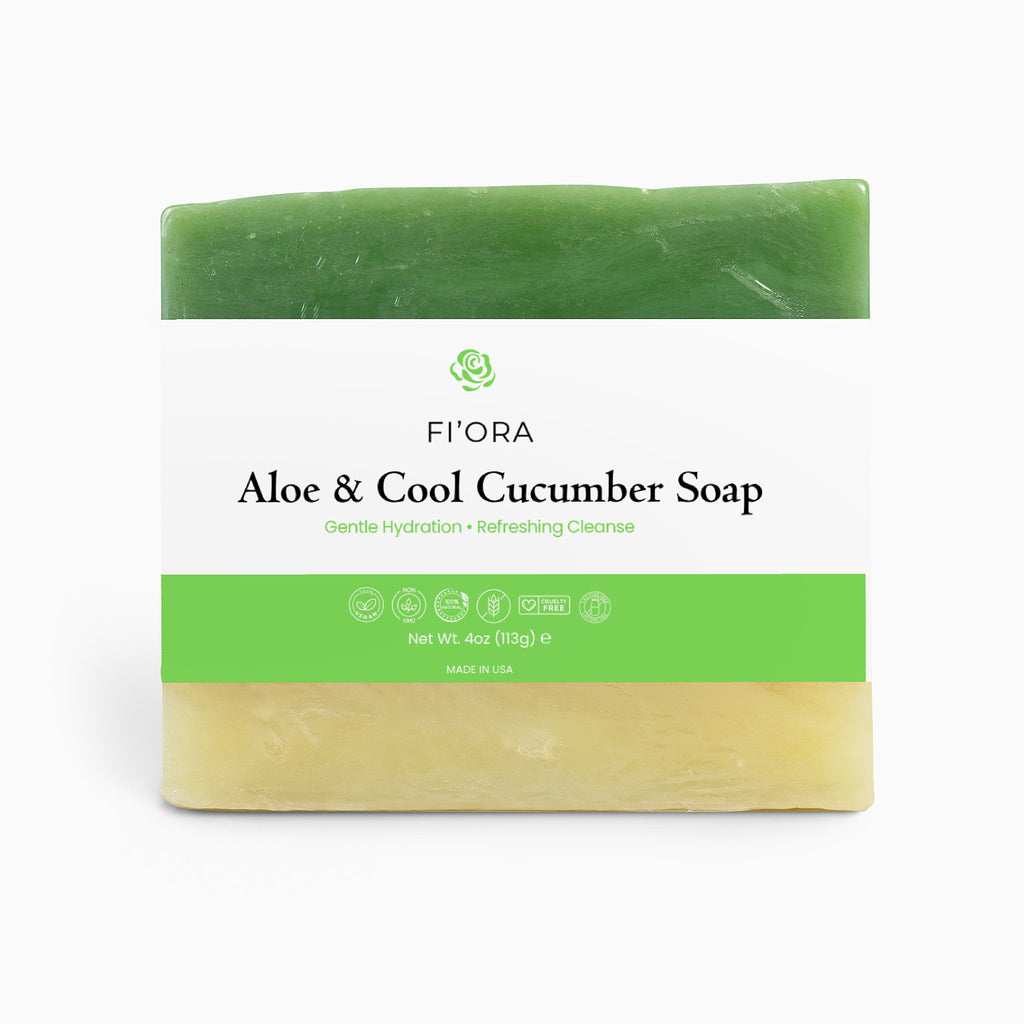 FI'ORA Aloe & Cool Cucumber Soap