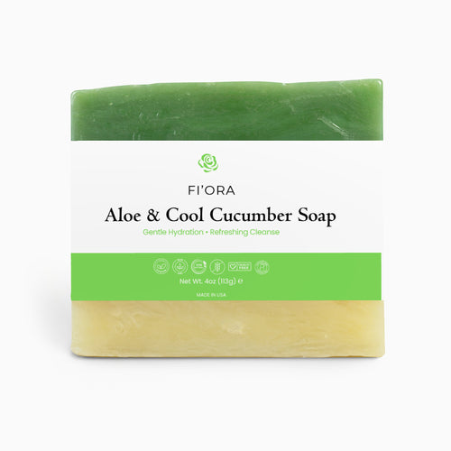 FI'ORA Aloe & Cool Cucumber Soap
