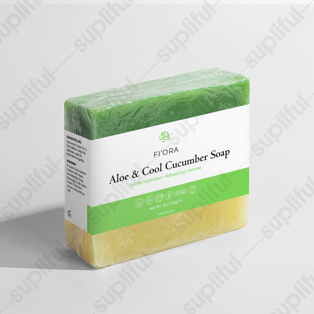 FI'ORA Aloe & Cool Cucumber Soap